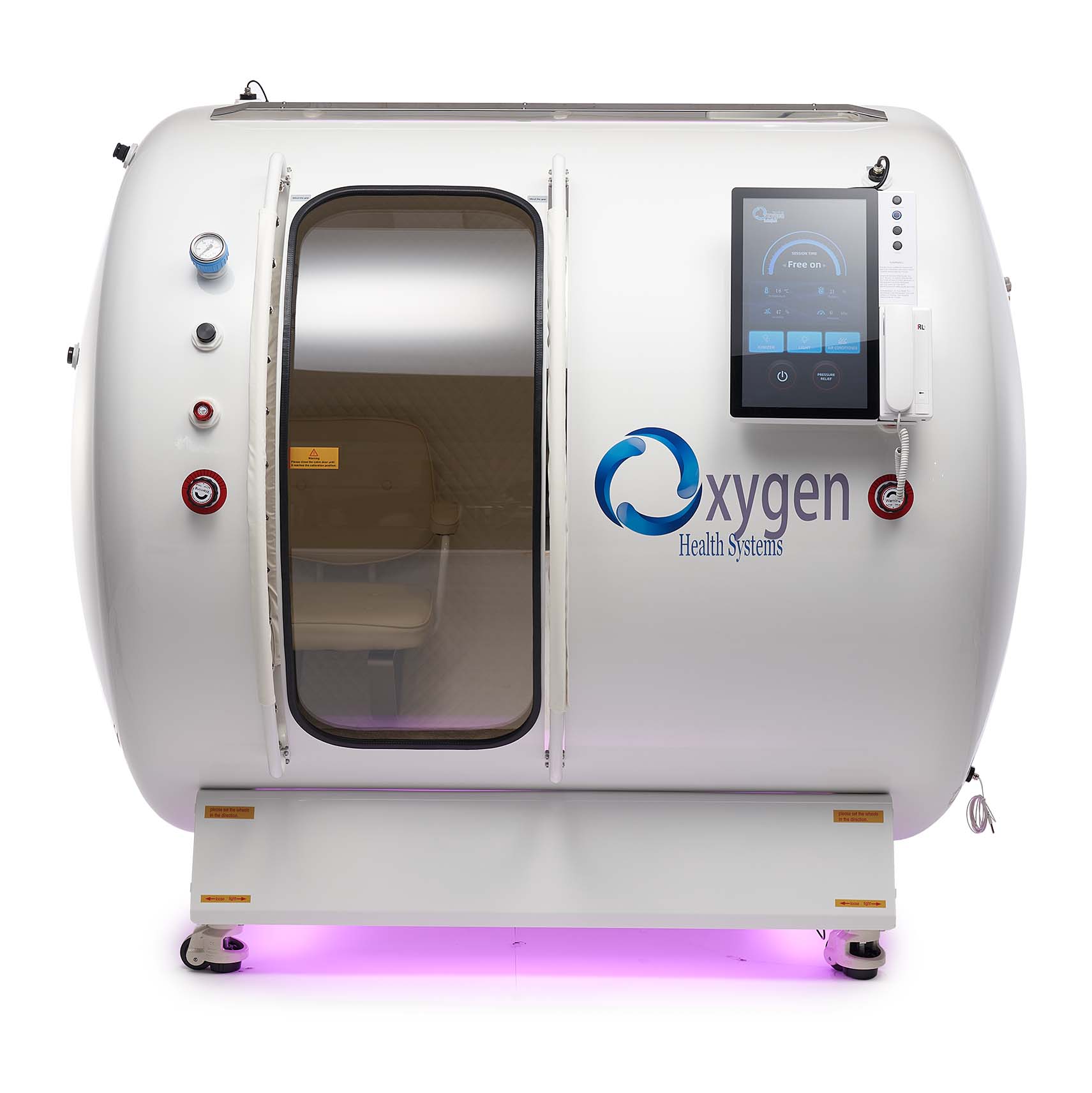 63"D Hyperbaric Oxygen Chamber Hard Shell Multiplace - 2.0 ATA