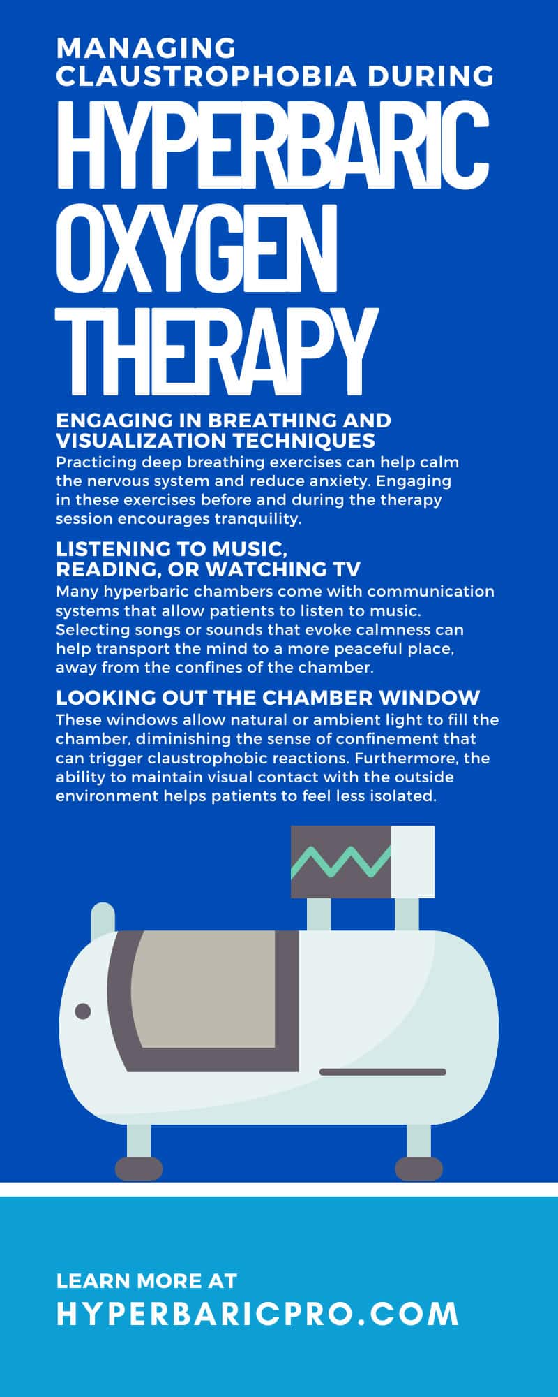 Managing Claustrophobia During Hyperbaric Oxygen Therapy